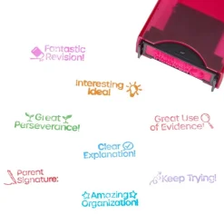 Really Good Stuff® Teacher Stamps - Set of 8 Self-Inking Stamps