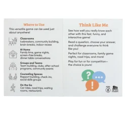 Really Good Stuff® Think Like Me Card Game