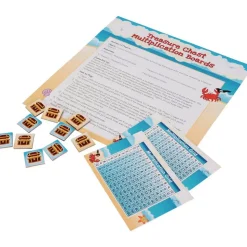 Really Good Stuff® Treasure Chest Multiplication Game
