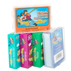Really Good Stuff® Tug of War Intermediate Math Card Set - 5 Card Set