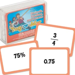 Really Good Stuff® Tug of War Intermediate Math Card Set - 5 Card Set