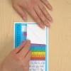 Really Good Stuff® Vertical Chalkboard-Style Desktop Helpers™, Vinyl, Self-Adhesive- Set of 24 - Primary