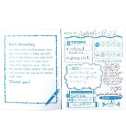 Really Good Stuff® Weekly Family Journals - Set of 12