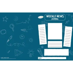 Really Good Stuff® Weekly News Journal - Set of 12