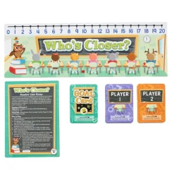 Really Good Stuff® Who's Closer Number Line Game