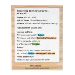 Really Good Stuff® Writing Text Types Folders Intermediate, Tri-Fold, 3-Pocket- Set of 12