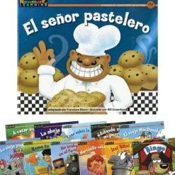 Rising Readers Fiction: Nursery Songs And Stories - Spanish