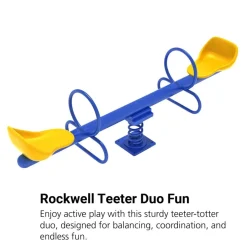 Rockwell Teeter Duo in Primary - Playground Equipment