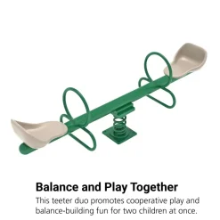 Rockwell Teeter Duo Neutral - Playground Equipment