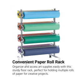 8-Roll Floor Rack with Casters