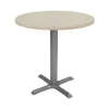 30" Round Cafe Bistro Table - Sand Drift/Silver
