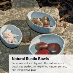Rustic Bowls - Set of 3