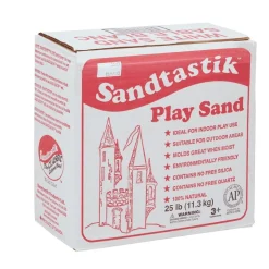 Sandtastik White Play Sand, 25 lb.
