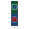 Sanitize Here Carpet Runner, 12' x 3'