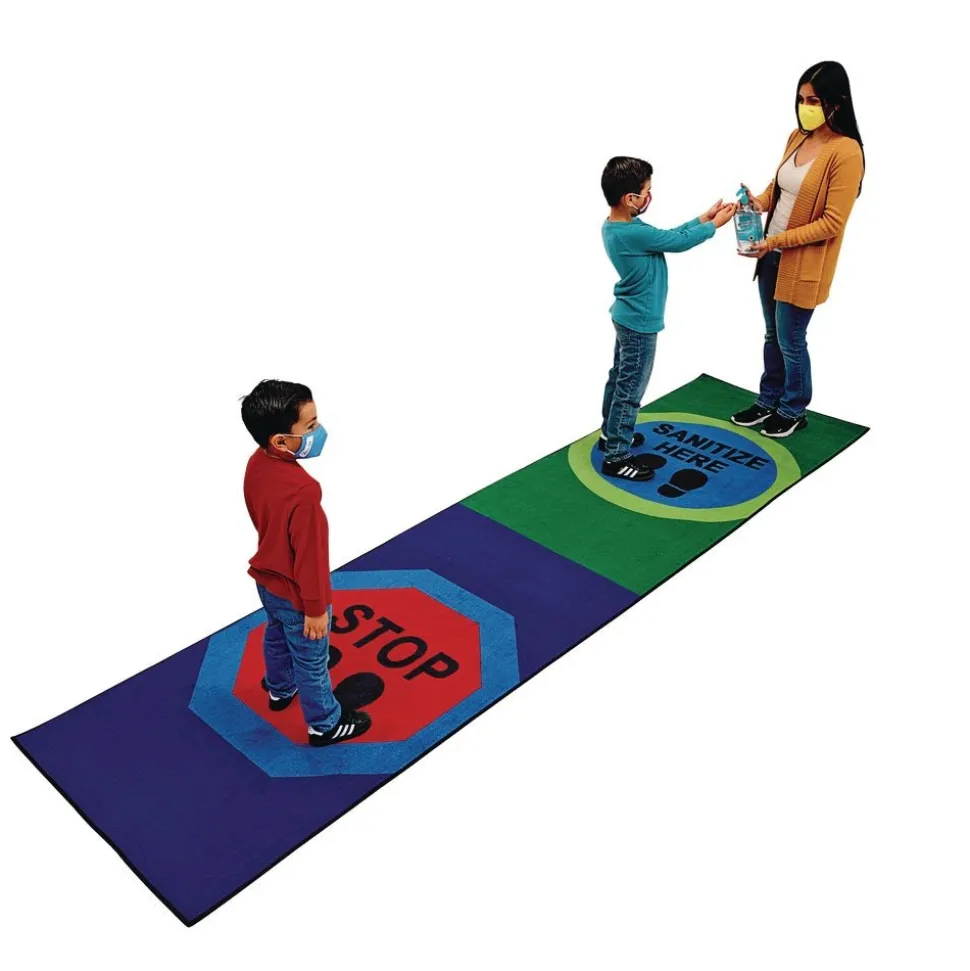 Sanitize Here Carpet Runner, 12' x 3'