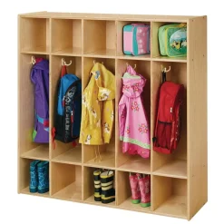 5-Section Coat Locker Ready to Assemble