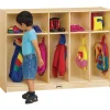 5-Section Toddler Locker - Assembled