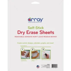 Self Adhesive Dry Erase Sheet 8.5"x11"- 5 Pack