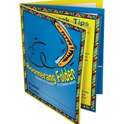 Send It Home-It Comes Back Boomerang 4-Pocket Folders - 12 folders