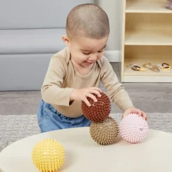 Sensory Balls, Set of 4 - Boho Colors