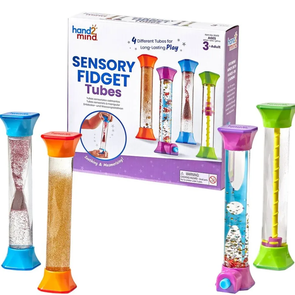 Sensory Fidget Tubes - Set of 4