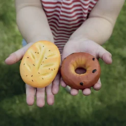 Sensory Outdoor Multicultural Food Play Stones - Set of 16