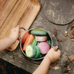 Sensory Outdoor Play Stones- Vegetables Set of 8
