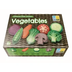 Sensory Outdoor Play Stones- Vegetables Set of 8