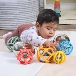 Sensory Reflective Sound Balls with Silisoft Flexi-Balls - Kit of 12