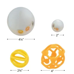 Sensory Reflective Sound Balls with Silisoft Flexi-Balls - Kit of 12