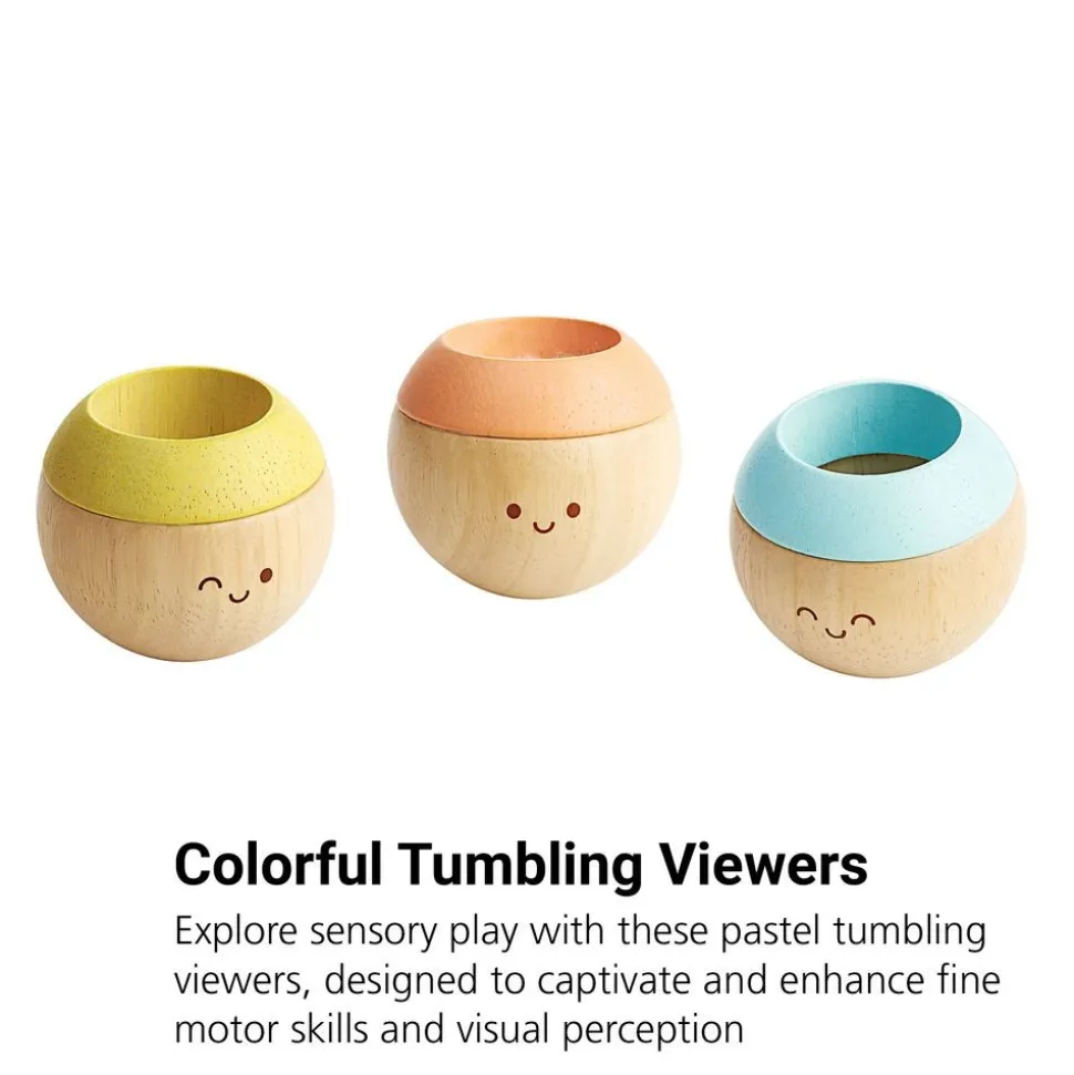Sensory Tumbling Viewers, Set of 3 - Pastel