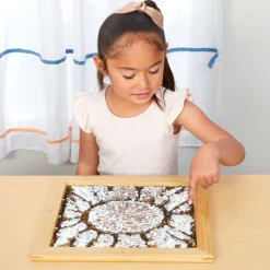 Sequin Motor Skills Frame- Gold