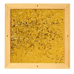 Sequin Motor Skills Frame- Gold