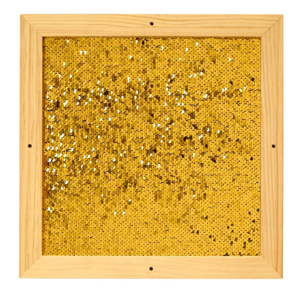 Sequin Motor Skills Frame- Gold