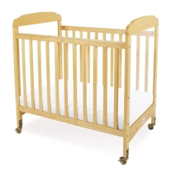 Serenity™ Adjustable Clear View Crib Natural