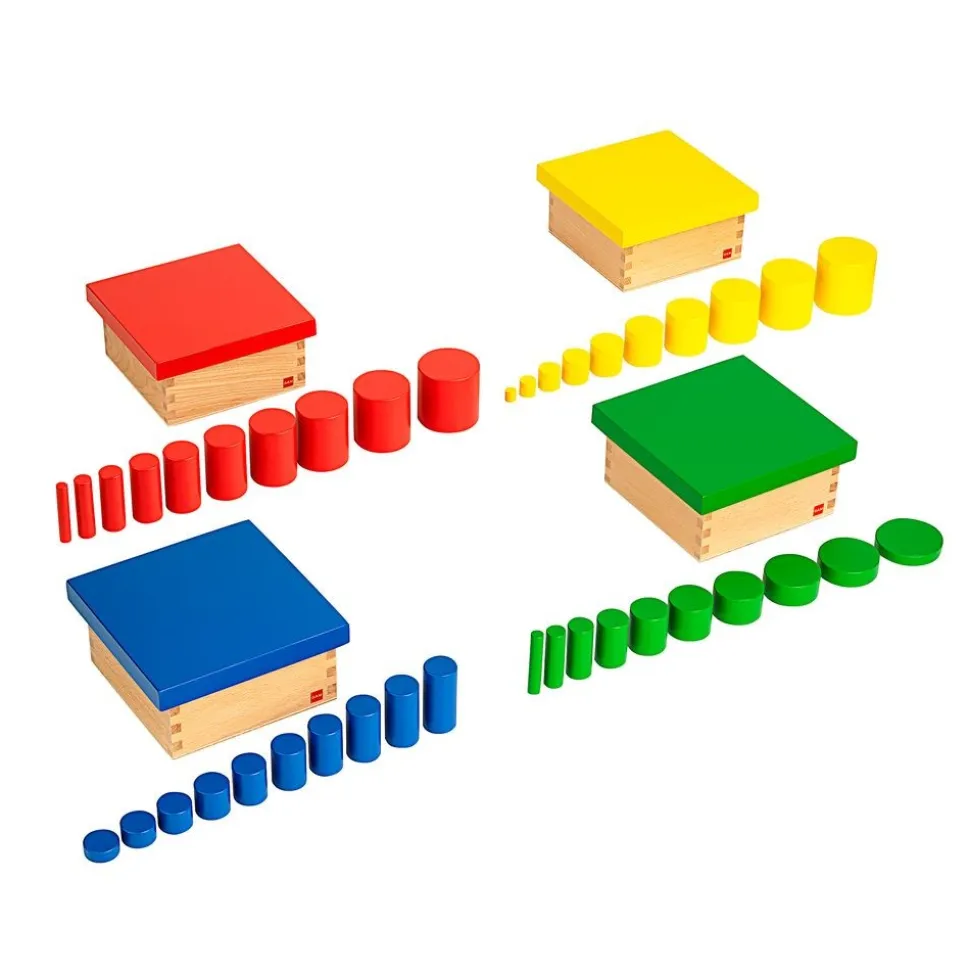Set of Knobless Cylinders