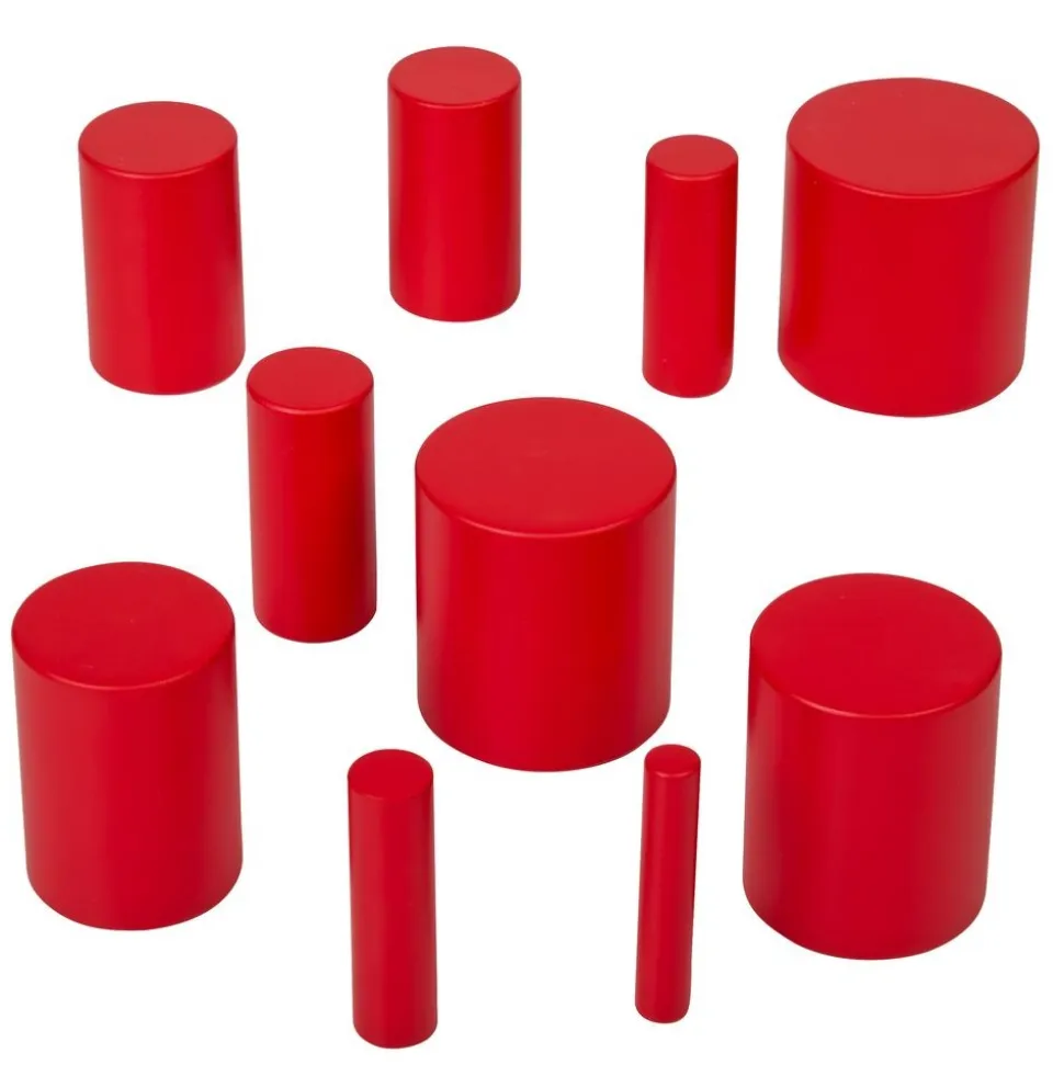 Set of Knobless Cylinders