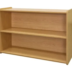 2-Shelf Storage Unit, 30"H - Maple/Maple, Assembled