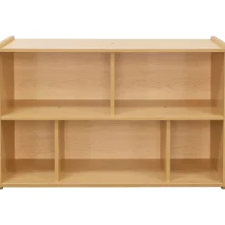2-Shelf Storage Unit, 30"H - Maple/Maple, Assembled