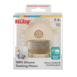 Silicone Teething Mitten - Bear