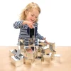 Silver Metallic 3D Construction Blocks - 32 Pieces