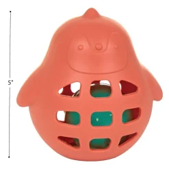 Simply Silicone Penguin Roly Rattle 5