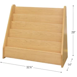 Single-Sided Book Display - Maple/Maple, Assembled