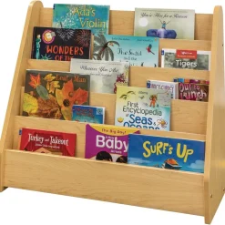 Single-Sided Book Display - Maple/Maple, Assembled