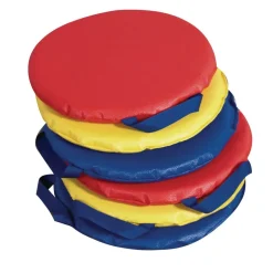 Single Student Round Sit Upons, Easy to Clean and Disinfect - Set of 6