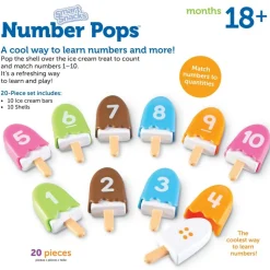 Smart Snacks® Number Pops - 10 pieces