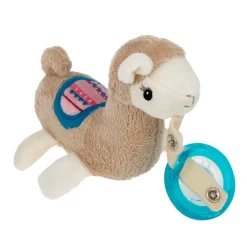 Snuggleez Pacifier and Clip Combo Set - Llama