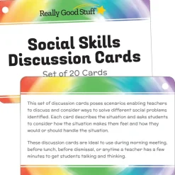 Social Skills Discussion Cards - Set of 20