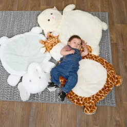 Soft Baby Mats -Elephant, Giraffe, & Lamb - Set of 3