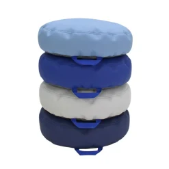 SoftScape Bean Cushions, 4-Piece - Navy/Powder Blue